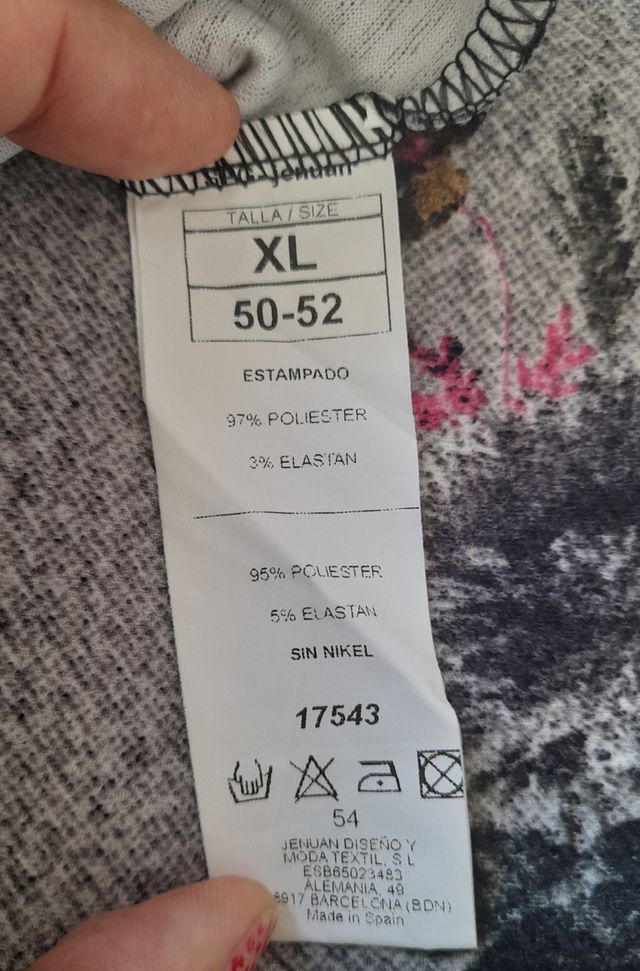 Vestido floral manga larga