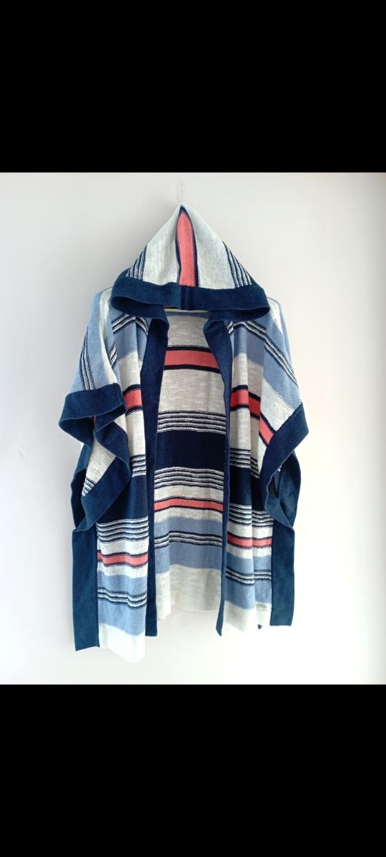 Poncho Náutica azul - C/ Abertura