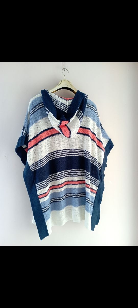 Poncho Náutica azul - C/ Abertura