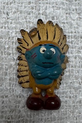 Pitufo Jefe Indio Vintage 1961 