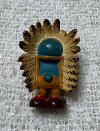 Pitufo Jefe Indio Vintage 1961 