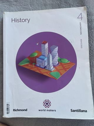 Libro Historia (en inglés) 4 ESO Santillana