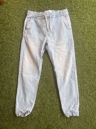 Pantalones Bershka Ajustables - Azul