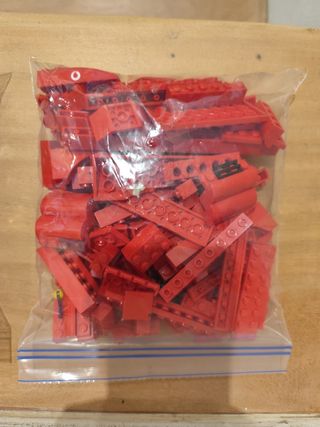 Lego Rojo - Piezas sueltas