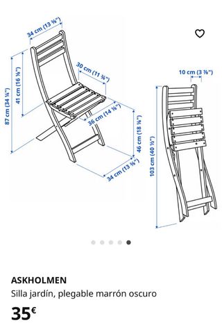 Conjunto terraza de IKEA