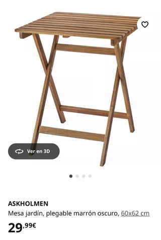 Conjunto terraza de IKEA