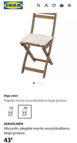 Conjunto terraza de IKEA
