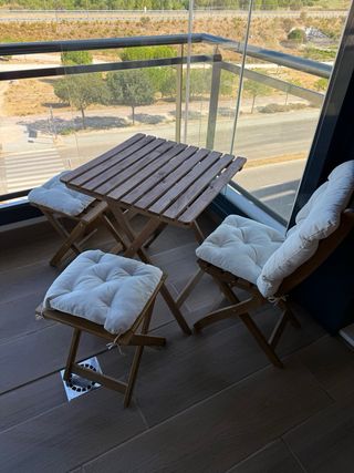 Conjunto terraza de IKEA