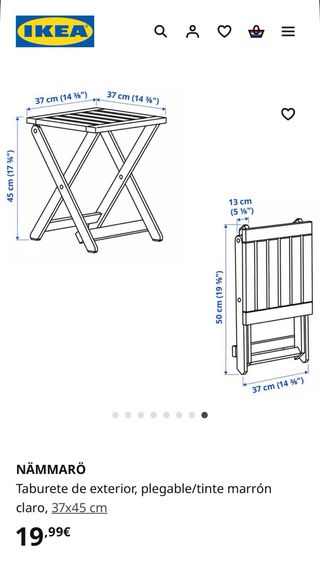 Conjunto terraza de IKEA