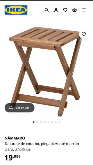 Conjunto terraza de IKEA