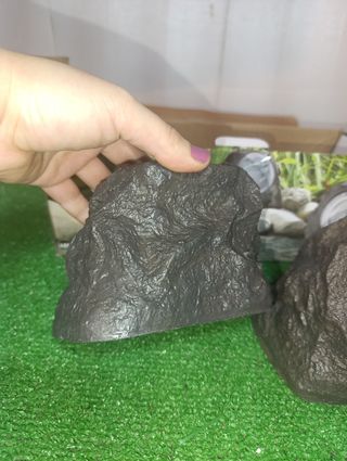 2 Luces solares para jardín - Piedras