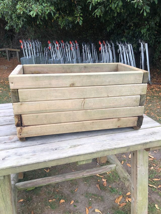 Jardinera exterior madera - Resistente