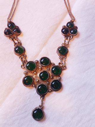 Collana vintage etnica anni '70
