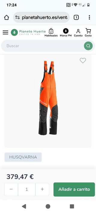 Pantalones Husqvarna forestales