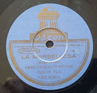Disco 78rpm: El Regimiento de Sambre y Meuse