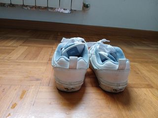 Zapatillas Vans blancas y azules 36.5
