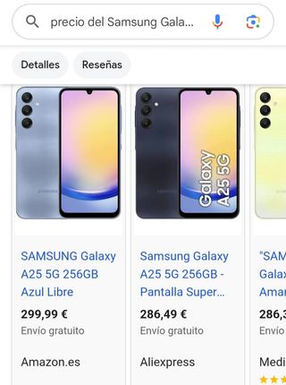  Samsung Galaxy- A 25 Azul
