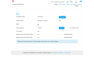 Router 4G+ ZTE MF297D1