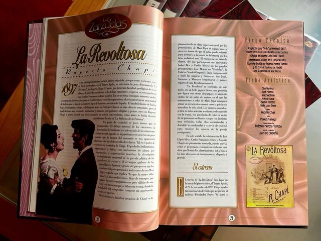 VHS+Libros “Las Zarzuelas: Obras Maestras Lírico”