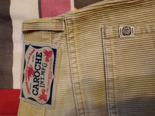 Pantalón pana Roche M Beige