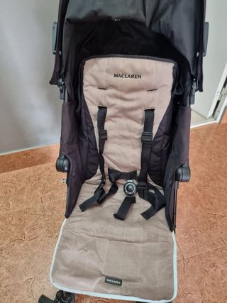 Silla paseo Maclaren negra