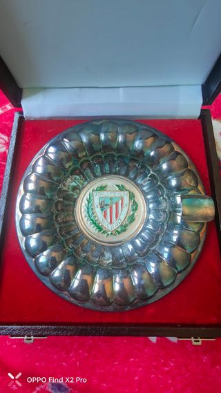 Cenicero Athletic Club Bilbao vintage con estuche