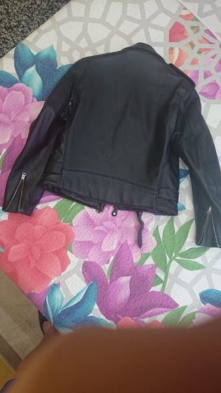 Chaqueta cuero Scholl Perfecto talla 44