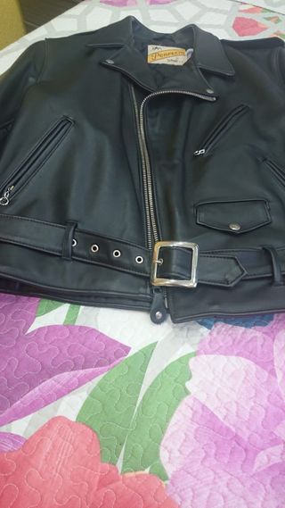 Chaqueta cuero Scholl Perfecto talla 44