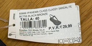 Chanclas Ipanema Class Classy Talla 40