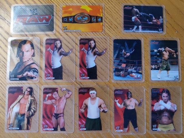 Lote 22 cartas WWE Lamincards