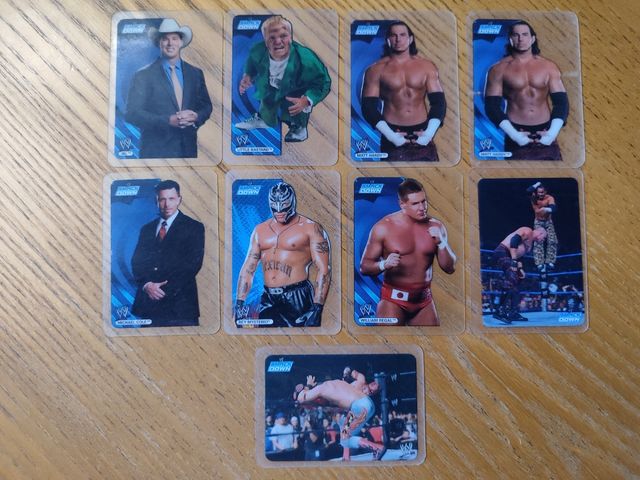 Lote 22 cartas WWE Lamincards