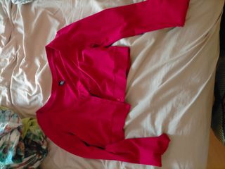 Bolero rojo mujer