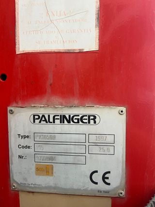 Grúa articulada Palfinger PK10500