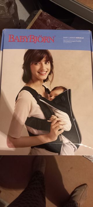 Mochila portabebés BabyBjorn Miracle