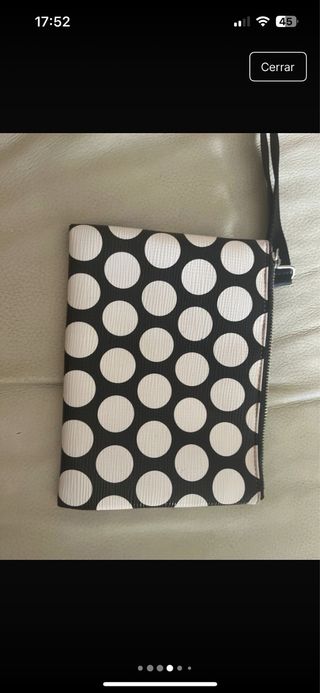 Bolso BimbayLola - lunares blanco y negro