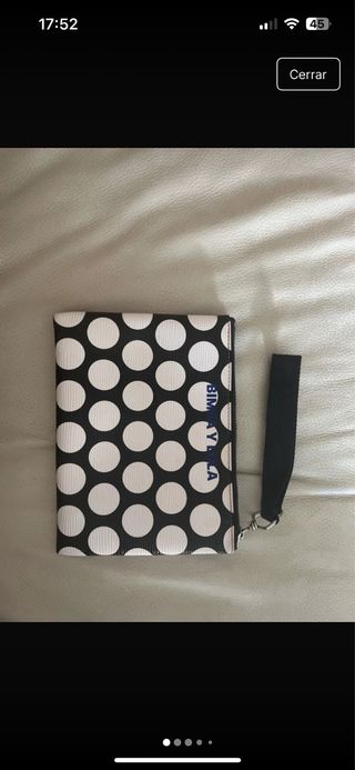 Bolso BimbayLola - lunares blanco y negro