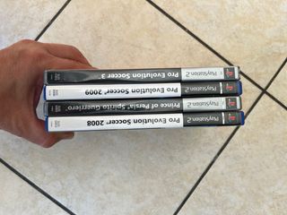 4 Giochi PS2 Konami: PES 2008-2009-3 + POP