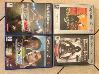 4 Giochi PS2 Konami: PES 2008-2009-3 + POP