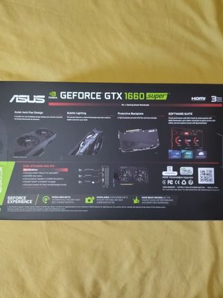 Gráfica ASUS GTX 1660 Super 6GB GDDR6 ¡NUEVA!