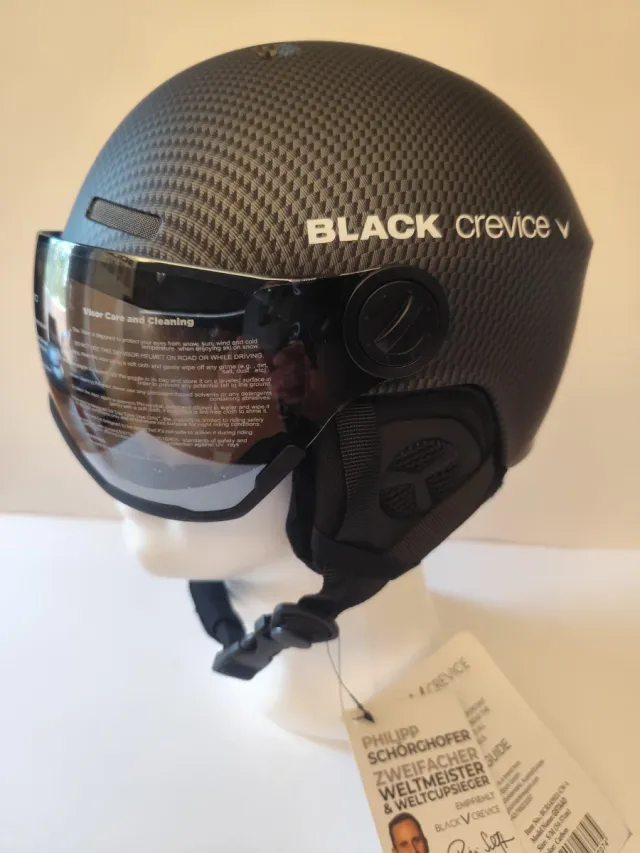 Casco sci GSTAAD Black Crevice S/M