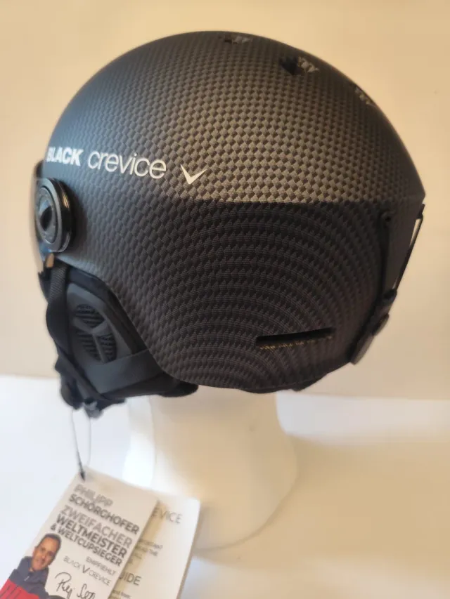 Casco sci GSTAAD Black Crevice S/M