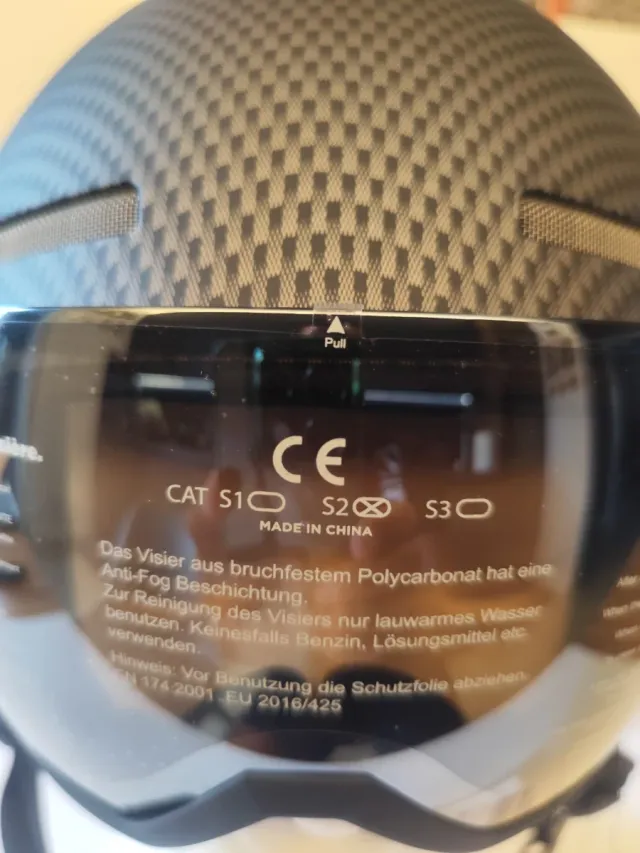 Casco sci GSTAAD Black Crevice S/M