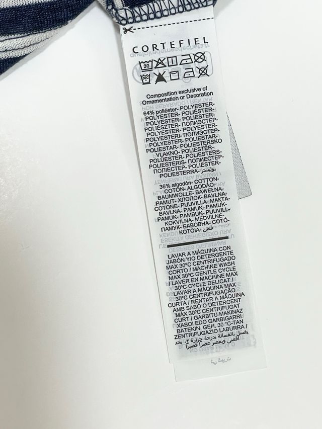 2 camisetas Cortefiel rayas marineras Talla XL