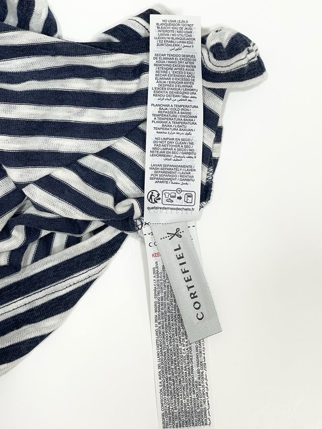 2 camisetas Cortefiel rayas marineras Talla XL