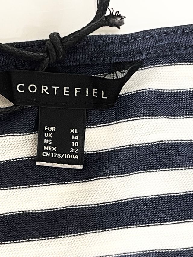 2 camisetas Cortefiel rayas marineras Talla XL