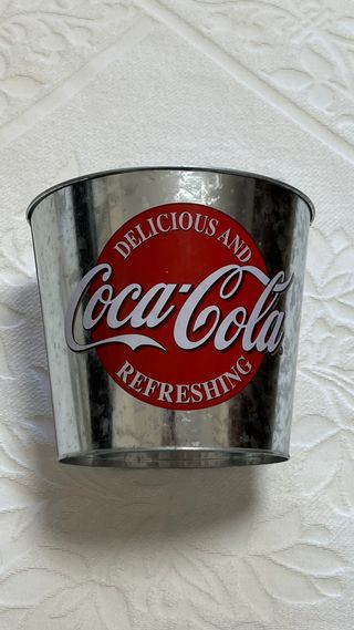 Cubo Coca-Cola Metálico