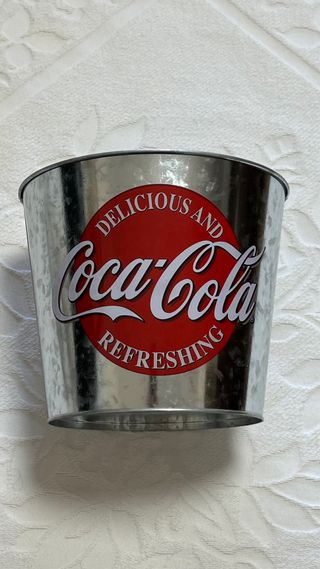 Cubo Coca-Cola Metálico