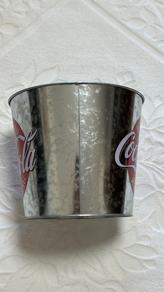 Cubo Coca-Cola Metálico