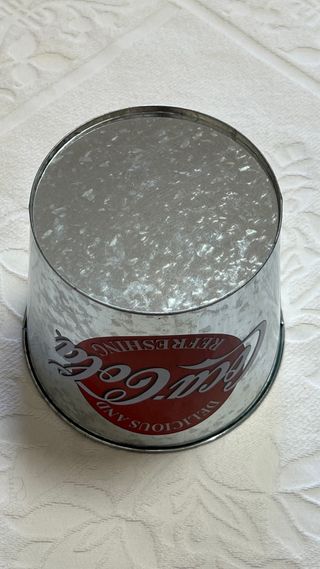 Cubo Coca-Cola Metálico