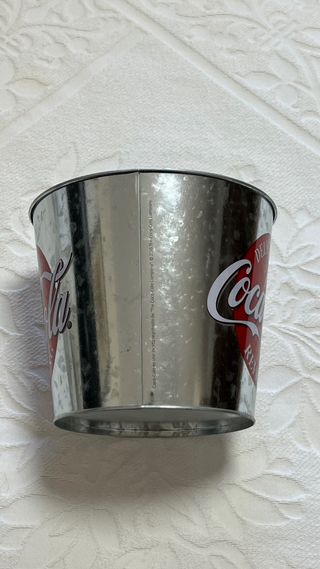 Cubo Coca-Cola Metálico